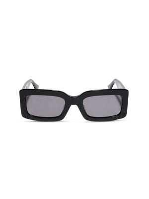 DIFF Eyewear Indy Sunglasses in Black Grey Polarized