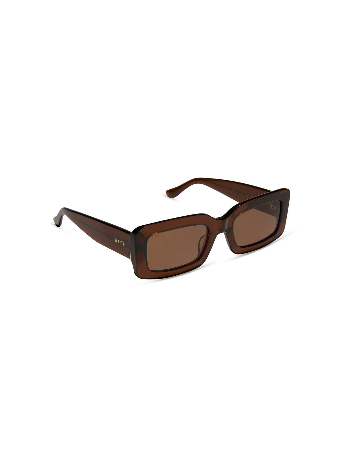 DIFF Eyewear Indy Sunglasses: Whiskey & Brown Polarized