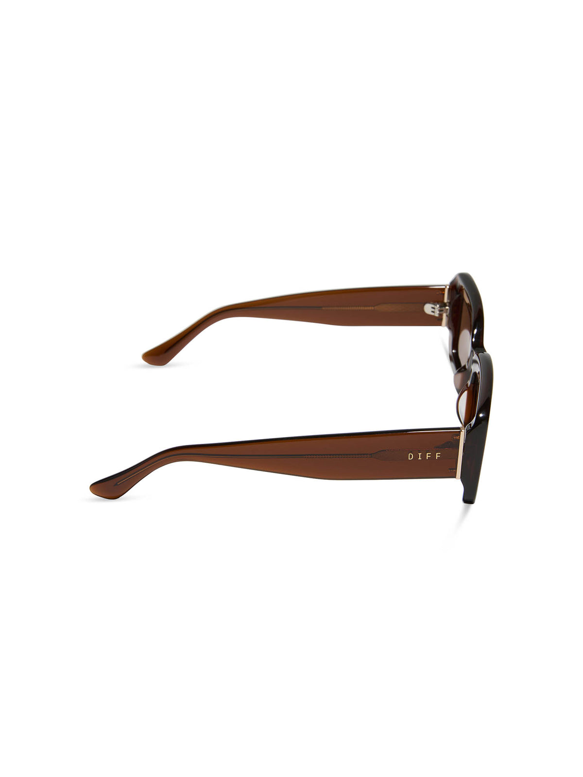 DIFF Eyewear Indy Sunglasses: Whiskey & Brown Polarized