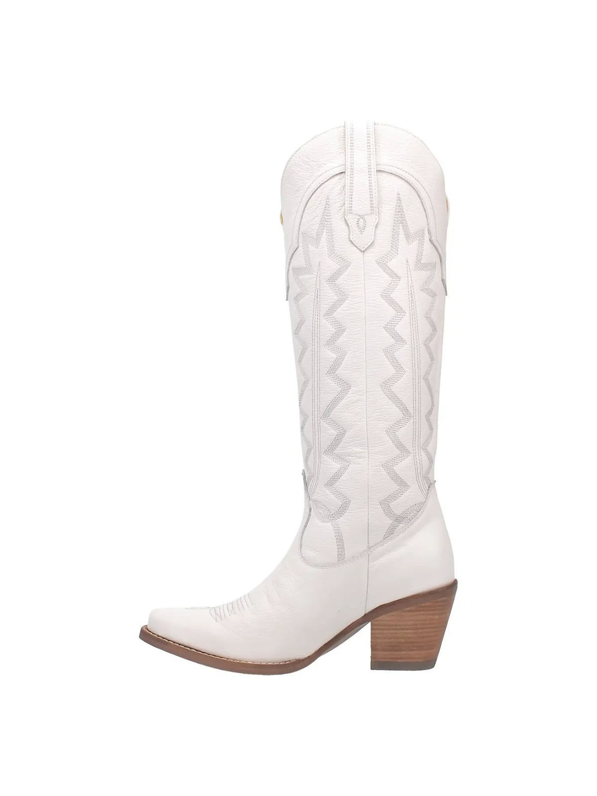 Dingo1969 High Cotton Tall White Leather Western Boot for Tennessee Vols Game Day