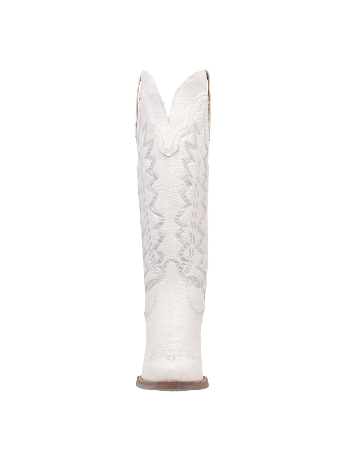 Dingo1969 High Cotton Tall White Leather Western Boot for Tennessee Vols Game Day