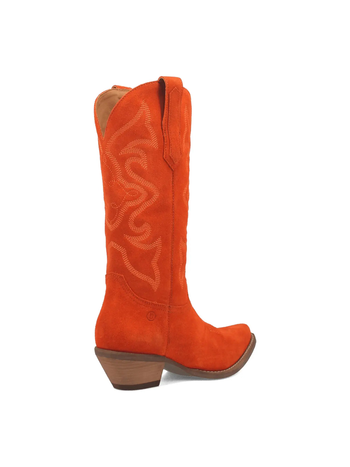 Dingo1969 Out West Orange Suede Leather Western Boot for Tennessee Vols Game Day