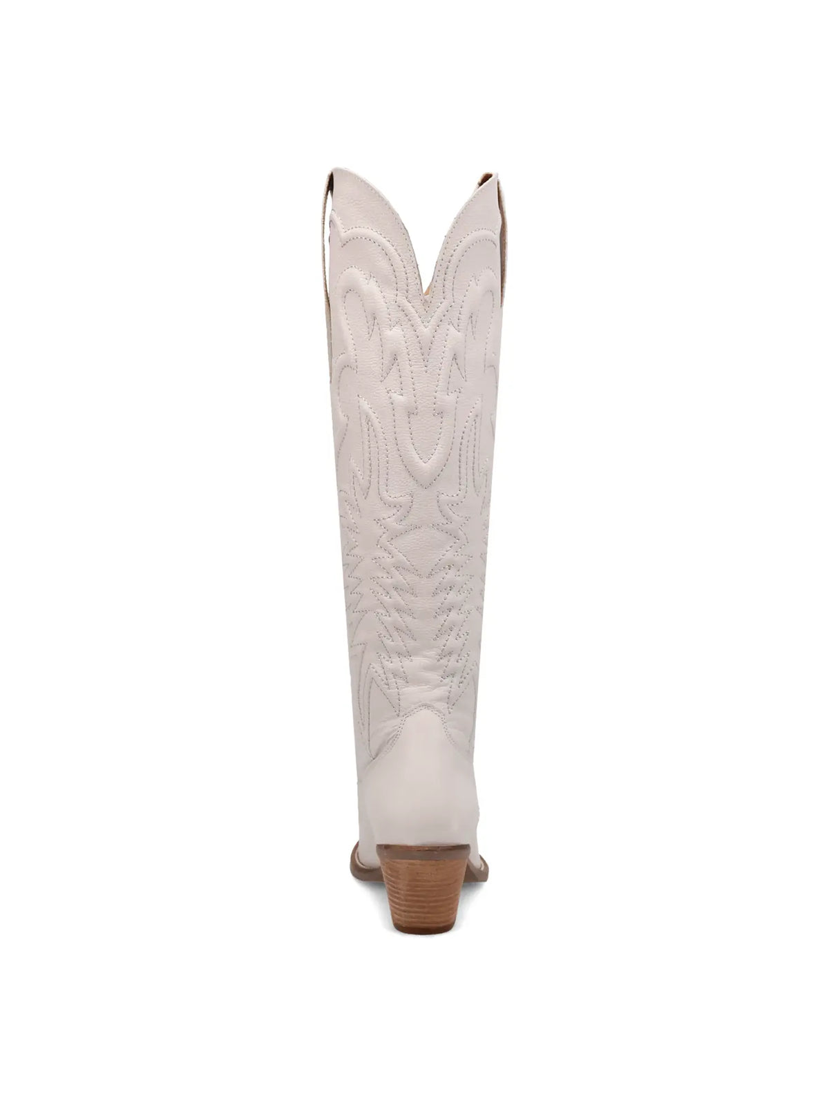 Dingo1969 Raisin Kane Tall White Embossed Leather Boot for Tennessee Vols Game Day