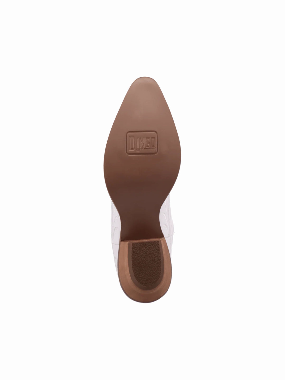 Dingo1969 Buttercup Leather Boot white