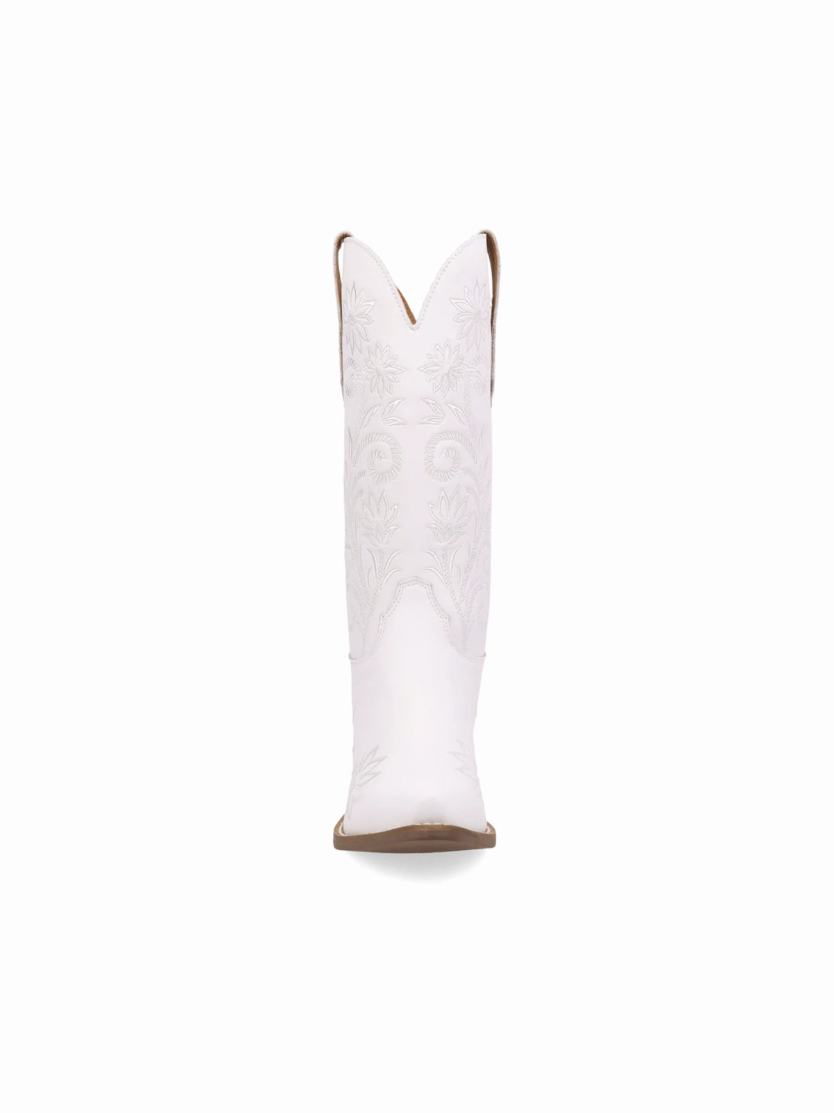 Dingo1969 Buttercup Leather Boot white