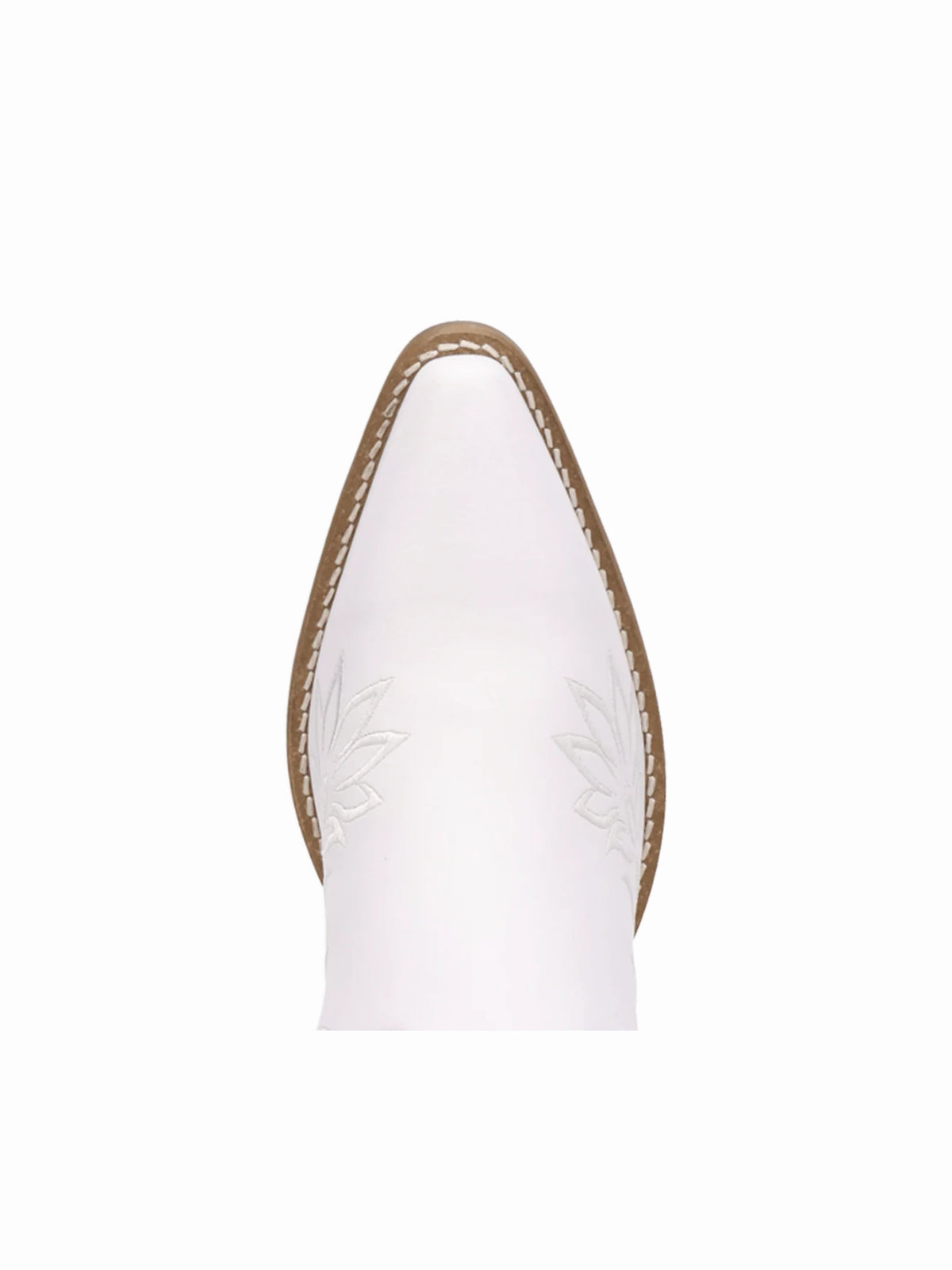 Dingo1969 Buttercup Leather Boot white