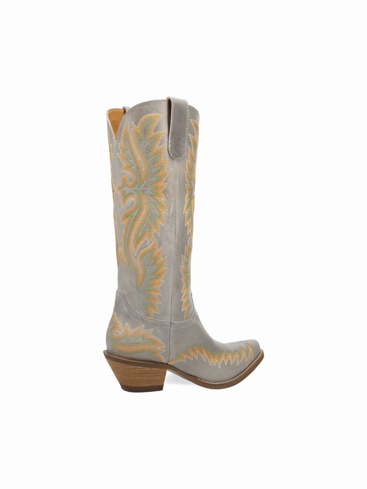 Dingo1969 Lantana Tall Leather Western Boot  white