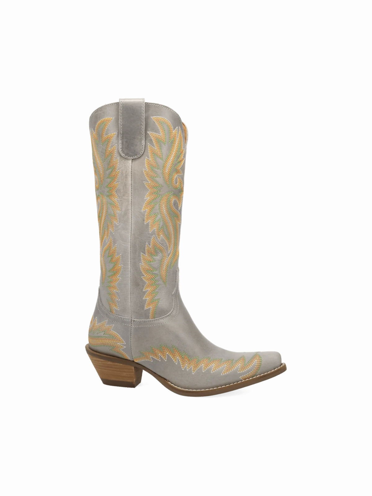 Dingo1969 Lantana Tall Leather Western Boot  white
