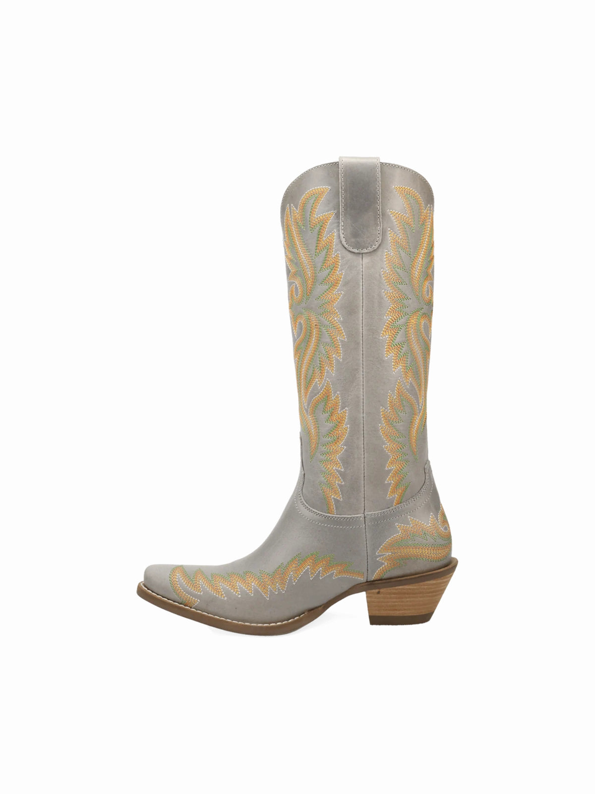 Dingo1969 Lantana Tall Leather Western Boot  white