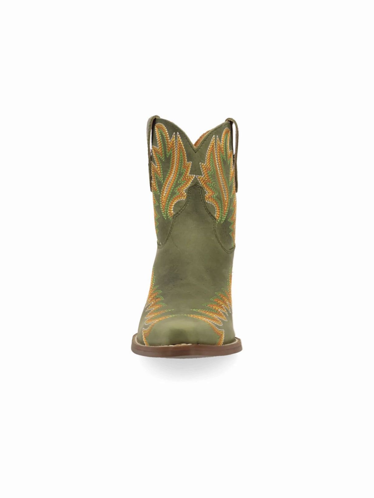 Dingo1969 Laurel Western Bootie olive