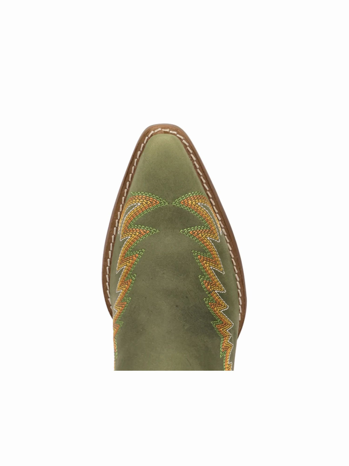Dingo1969 Laurel Western Bootie olive
