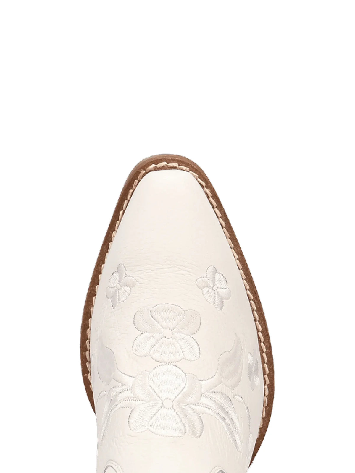 Dingo1969 Love Bug Tall White Leather Boot