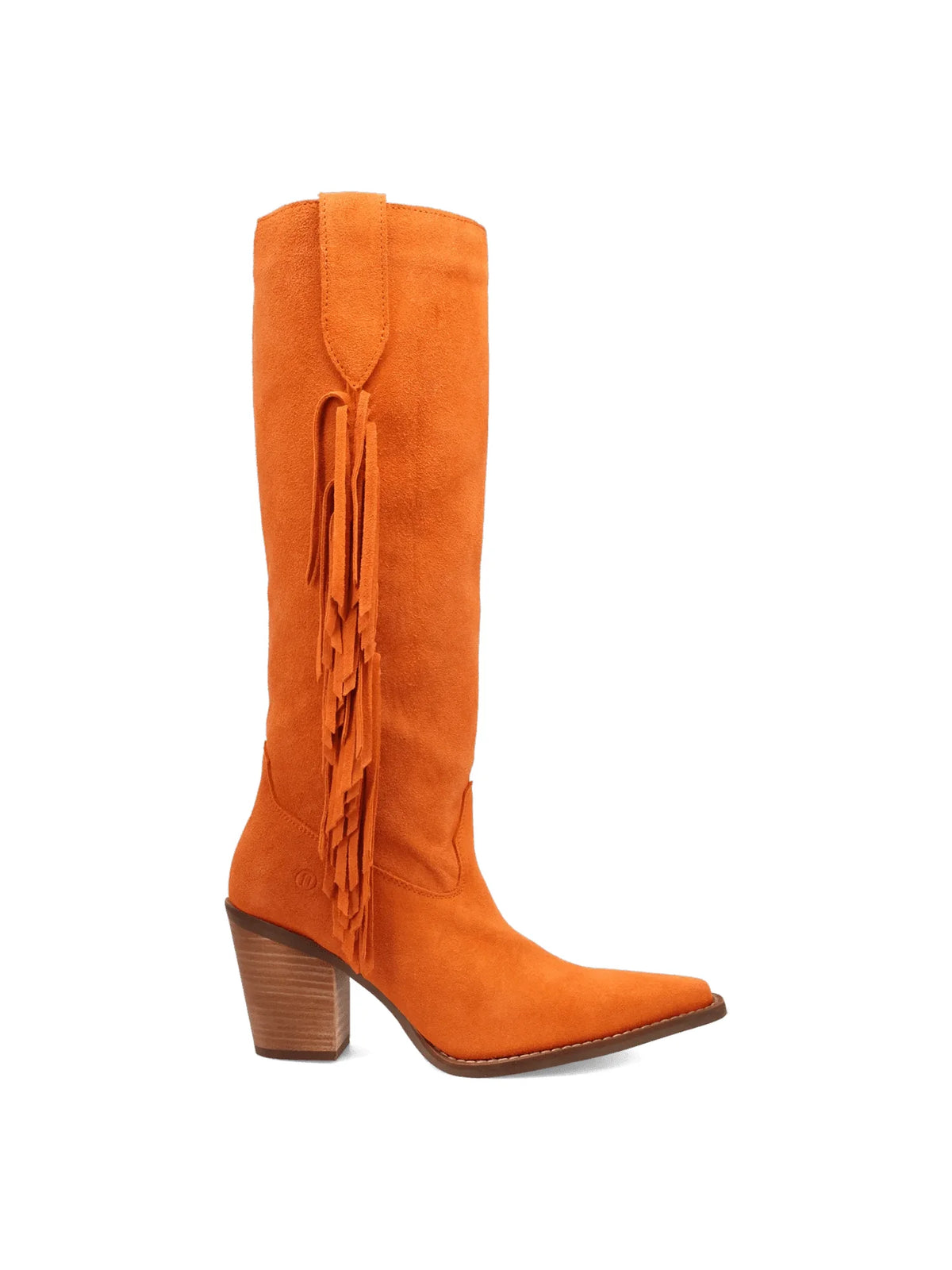Dingo1969 Twister Fringe Tall Orange Boot
