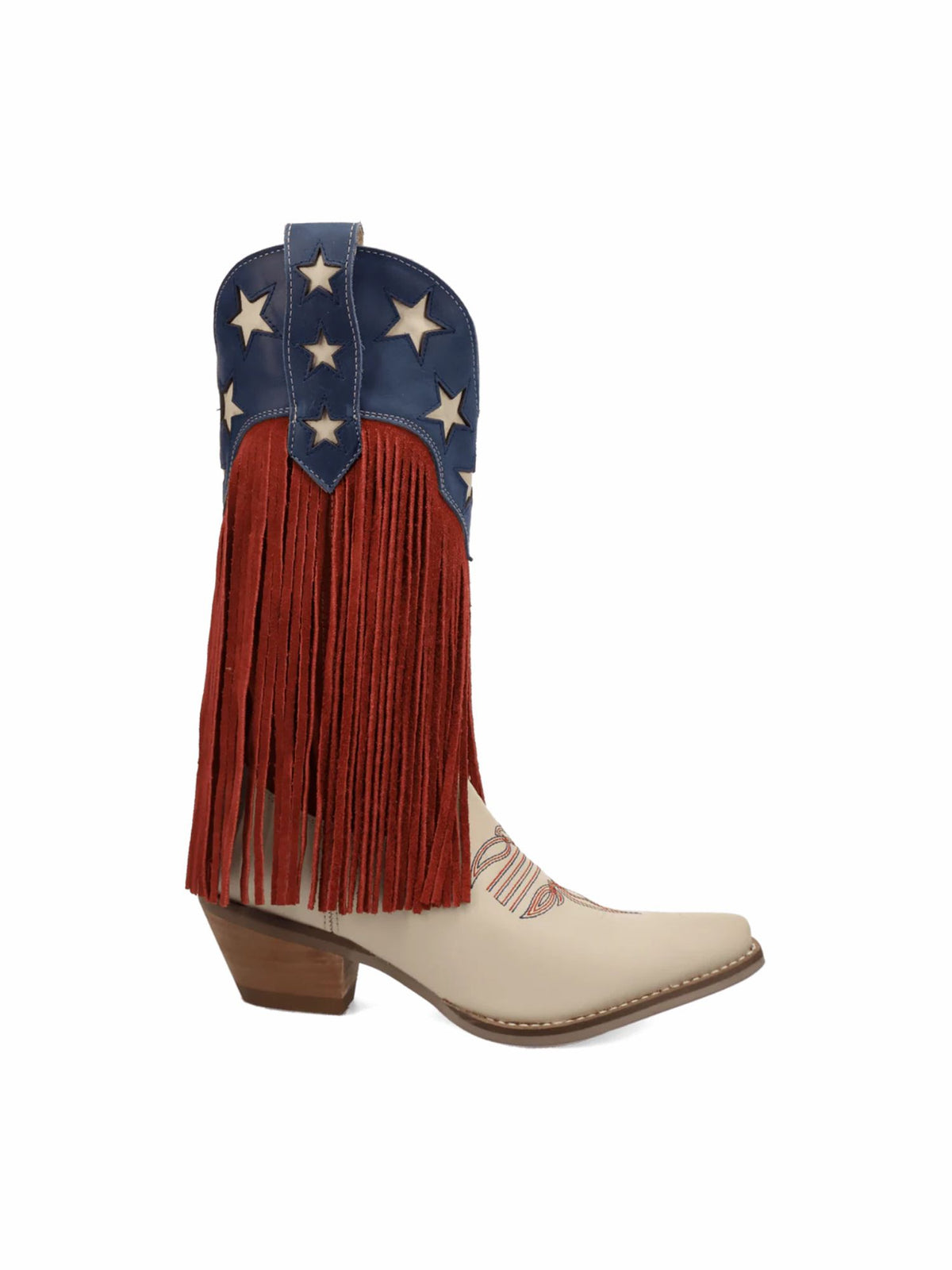 Dingo1969 Wild N' Free Fringe Leather Boot multi color