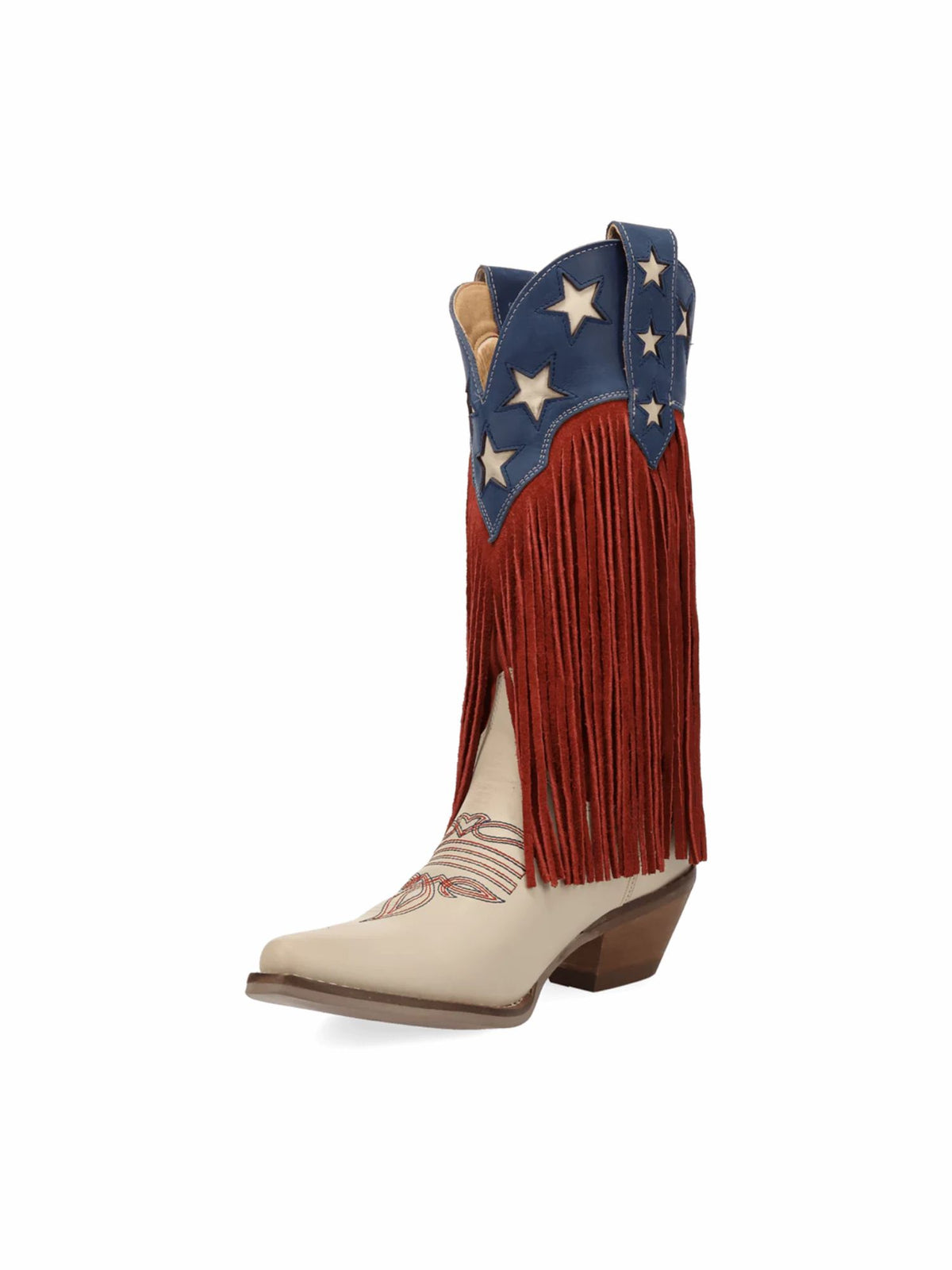 Dingo1969 Wild N' Free Fringe Leather Boot multi color