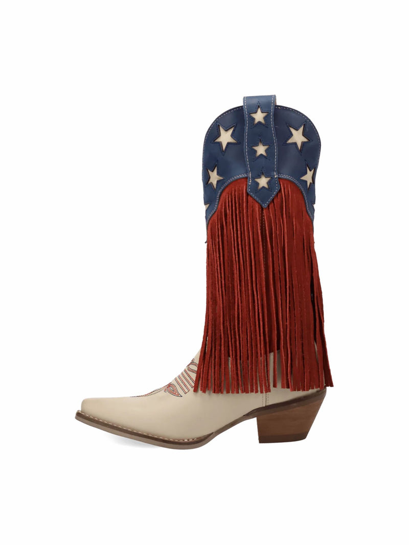 Dingo1969 Wild N' Free Fringe Leather Boot multi color
