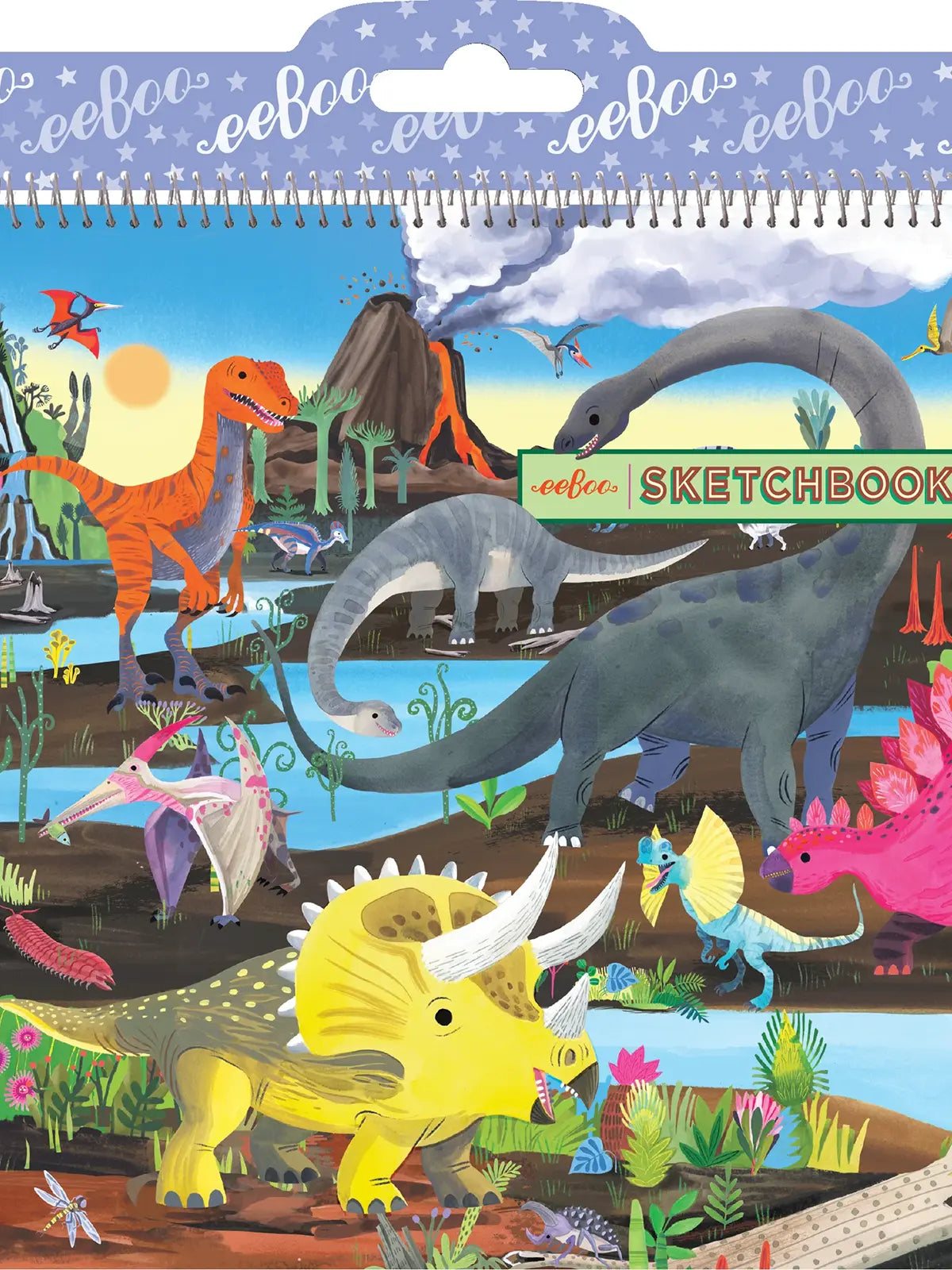 Dinosaur Square Sketchbook Notepad for Kids