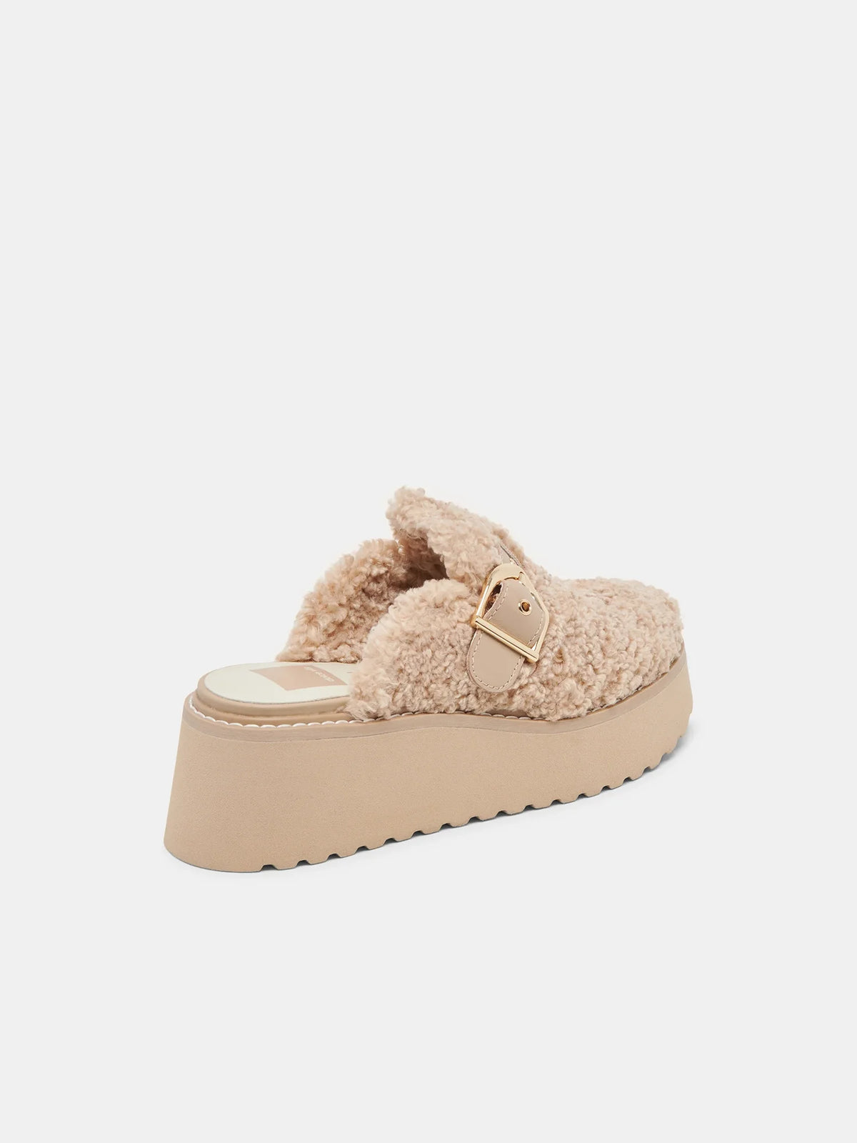 Dolce Vita Lelani Plush Shearling Clog Natural