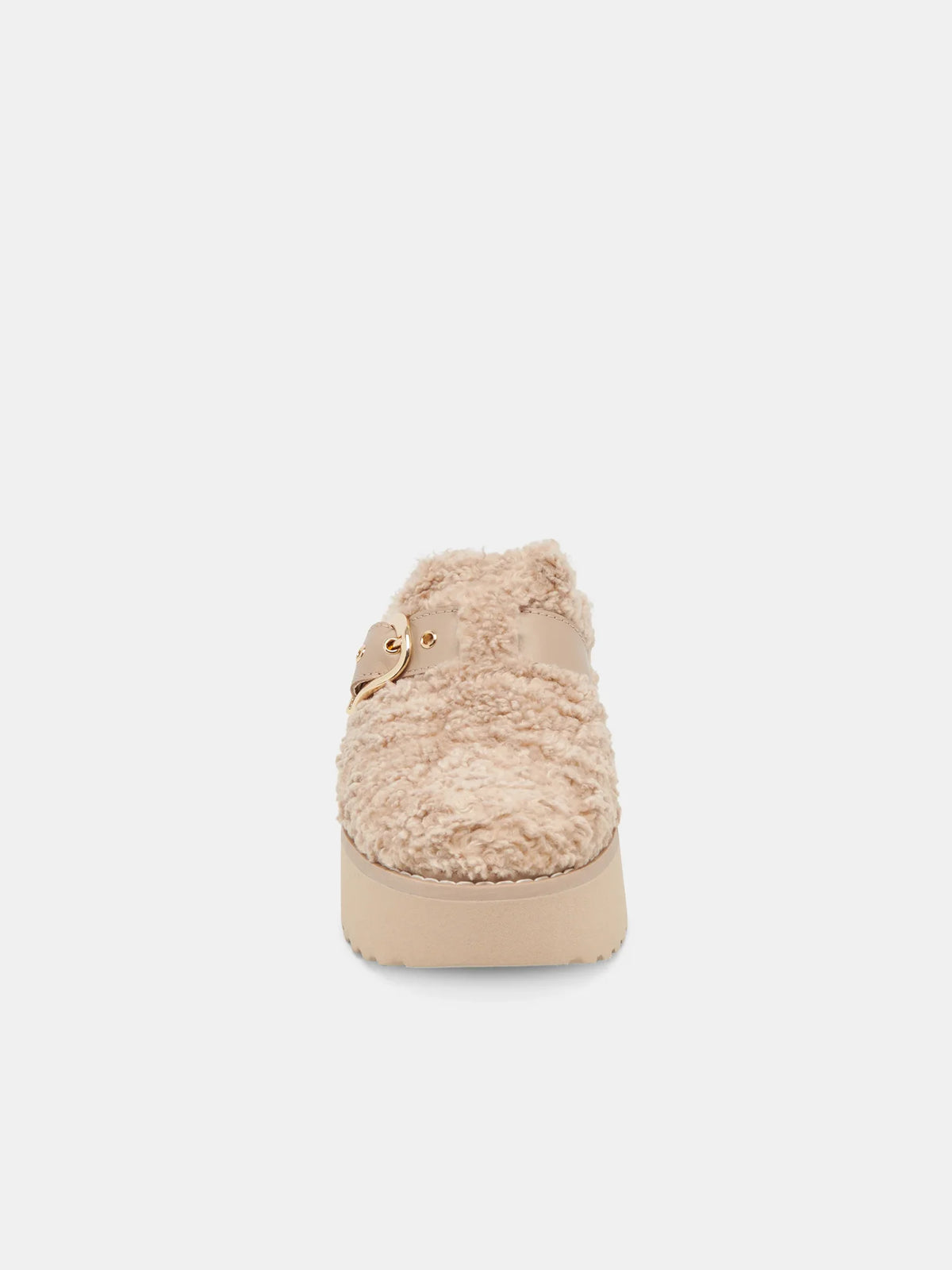 Dolce Vita Lelani Plush Shearling Clog Natural