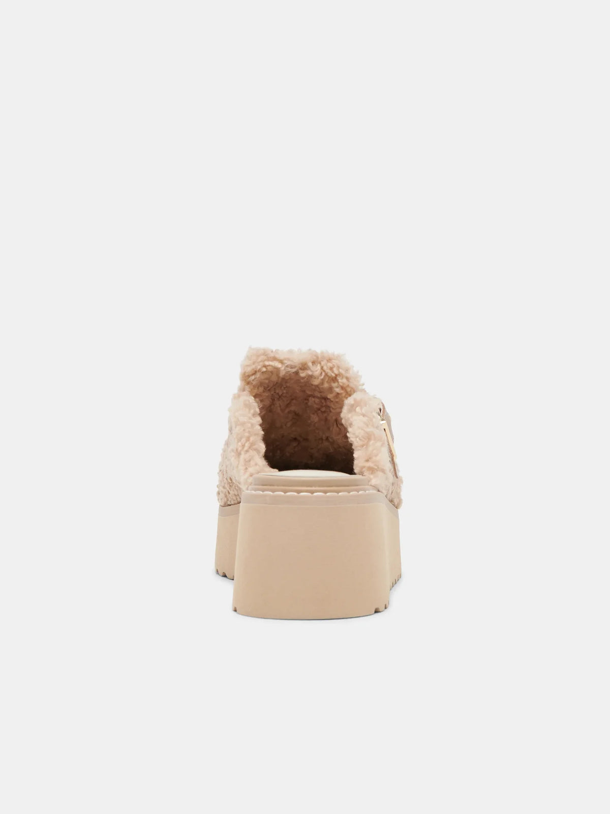 Dolce Vita Lelani Plush Shearling Clog Natural