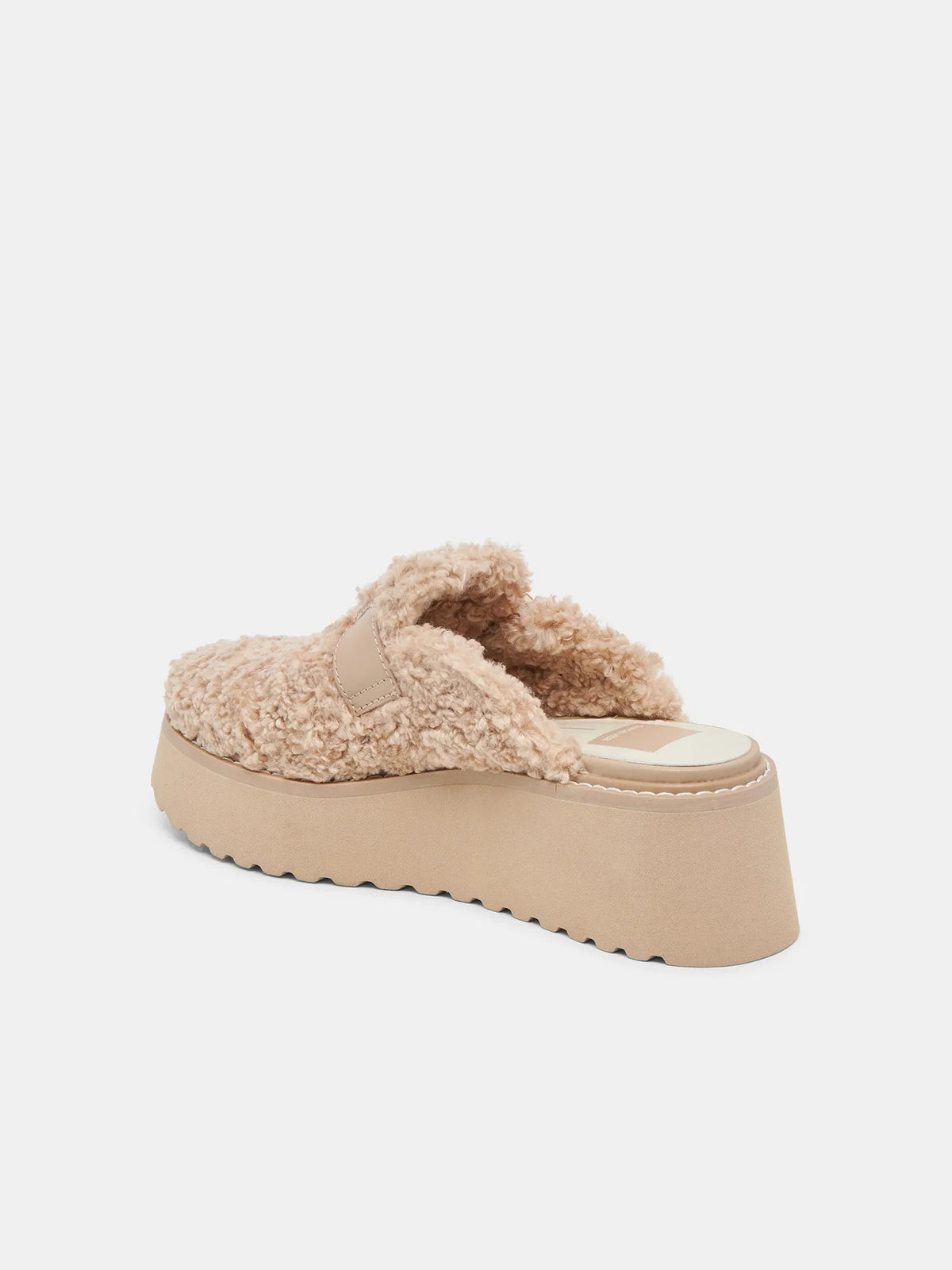 Dolce Vita Lelani Plush Shearling Clog Natural