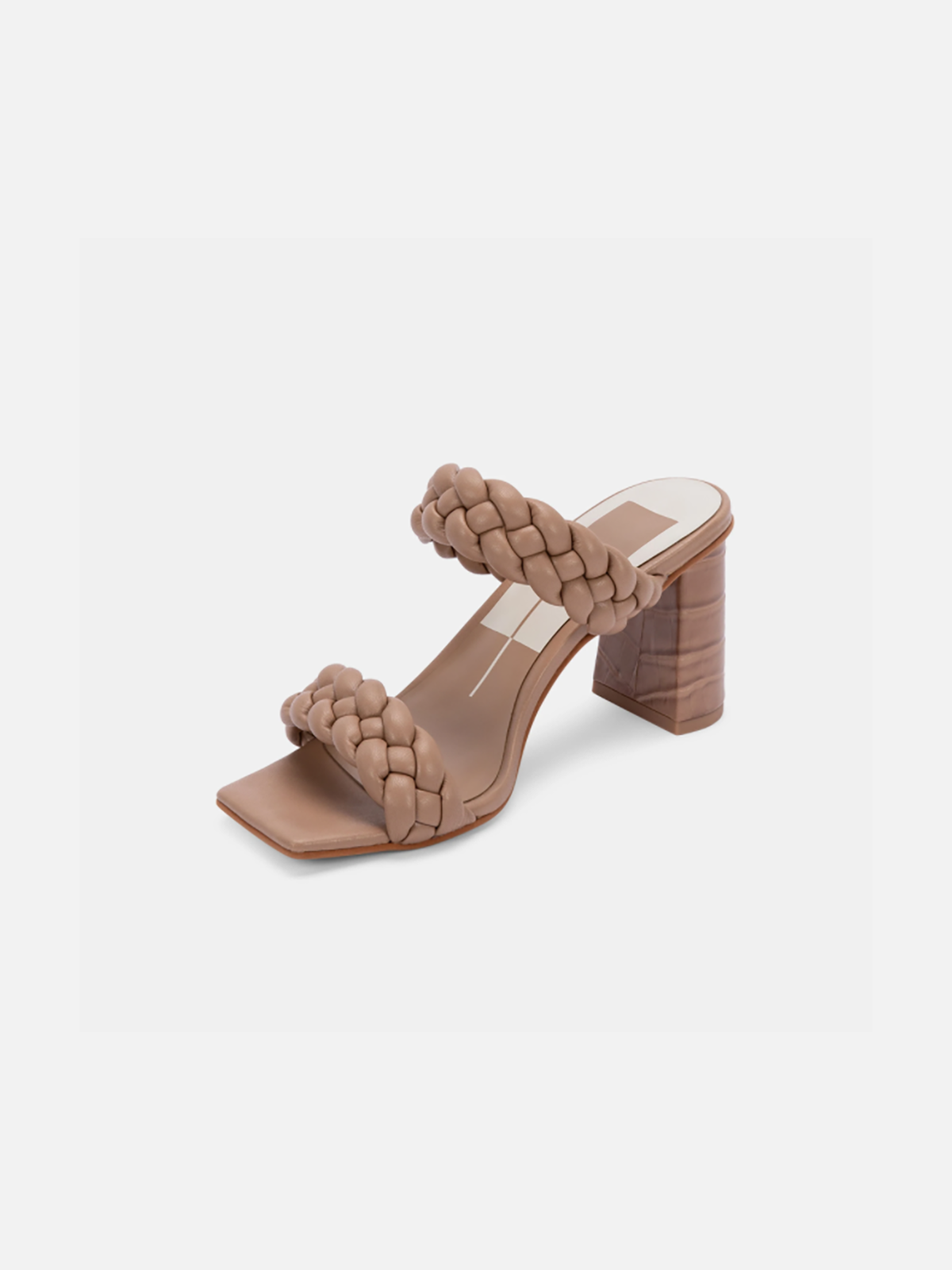 dolce vita paily heel sandals in cafe stella