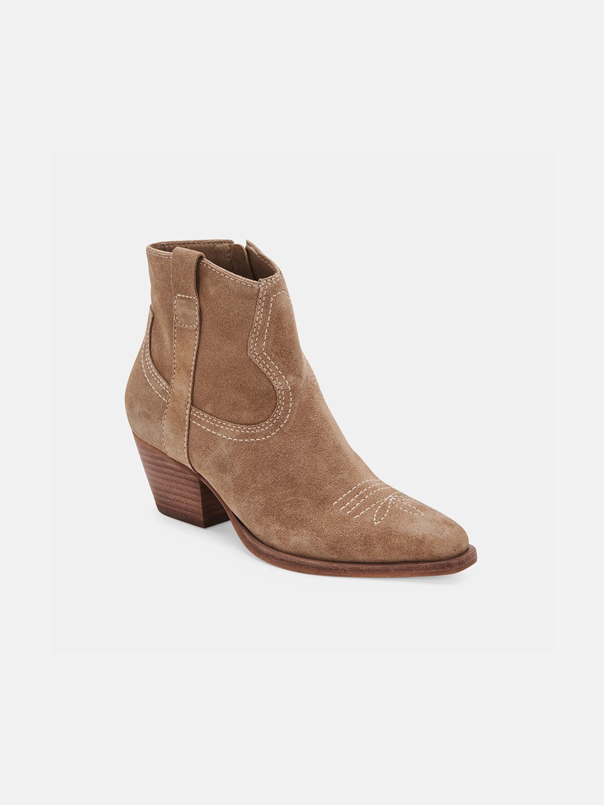 dolce vita silma bootie in truffle suede