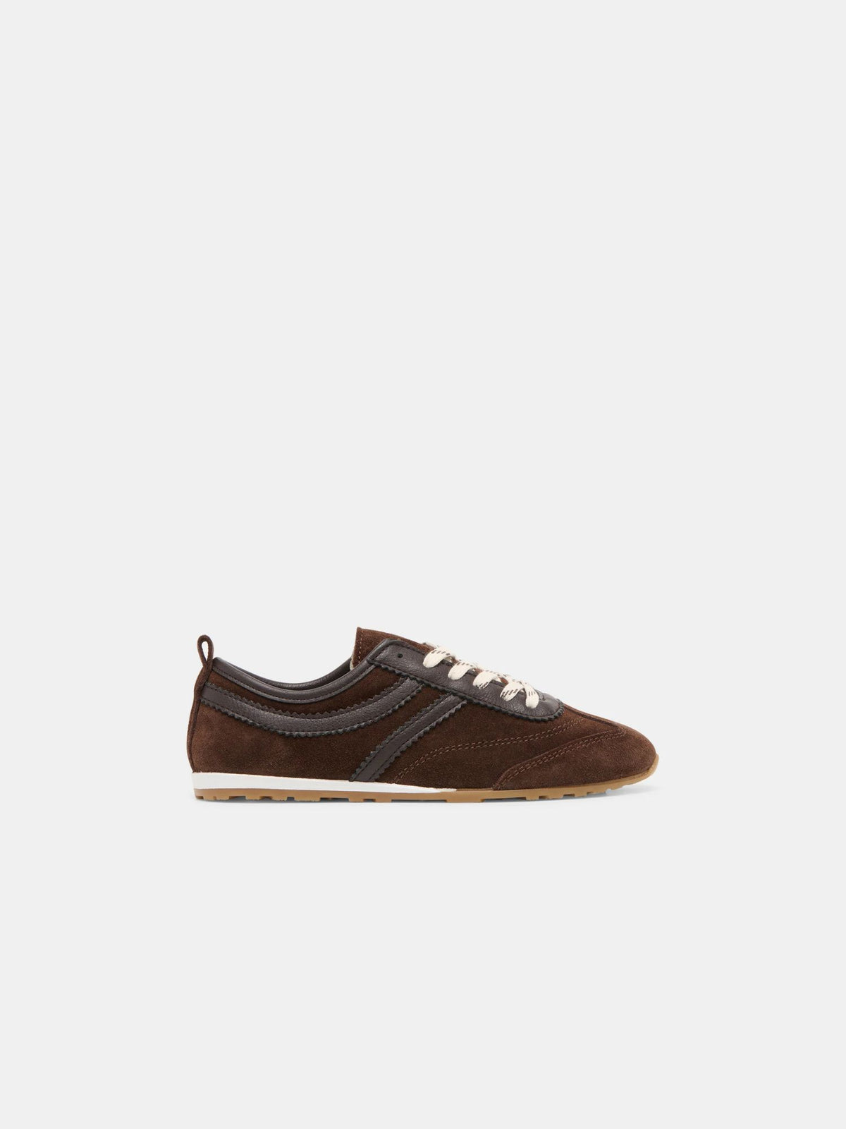 Dolce Vita Viper Suede Sneaker  dark brown 