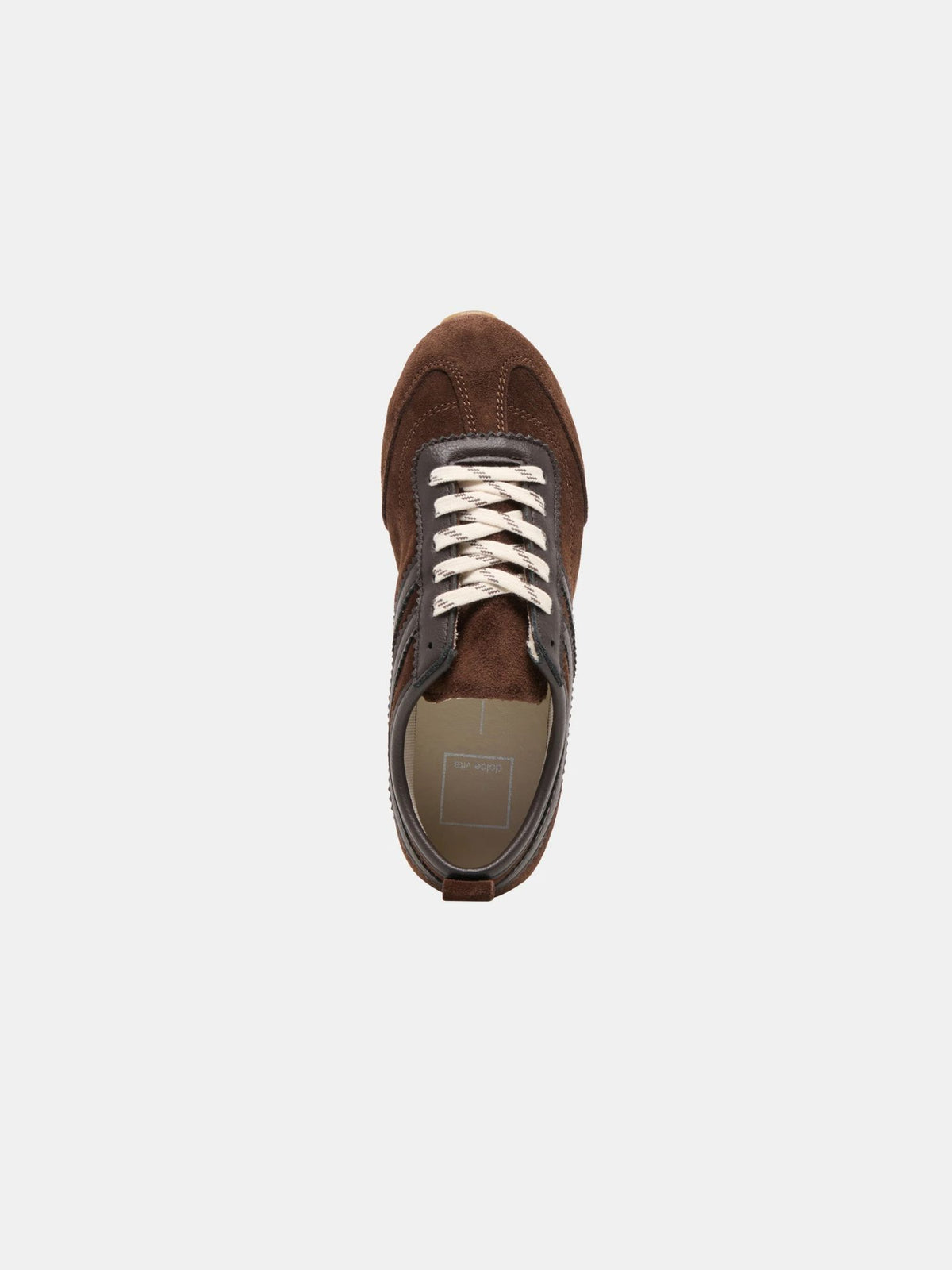 Dolce Vita Viper Suede Sneaker  dark brown 
