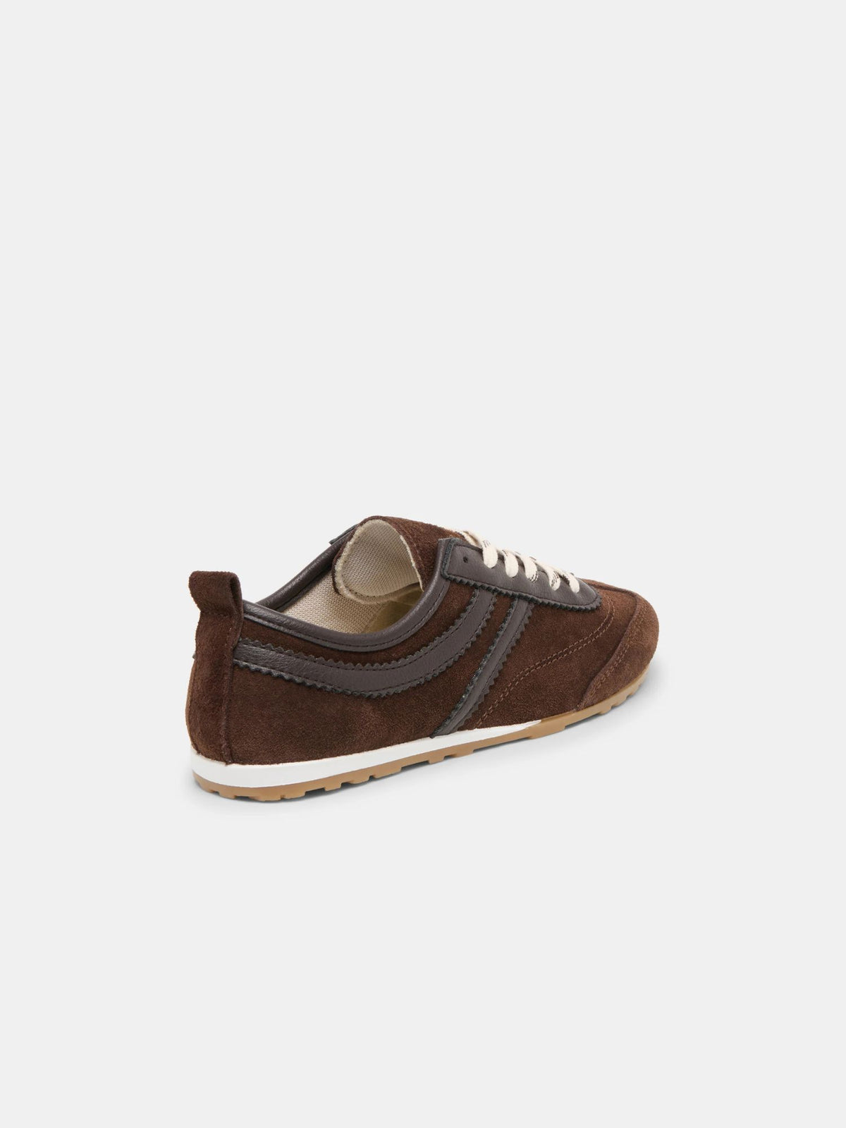 Dolce Vita Viper Suede Sneaker  dark brown 