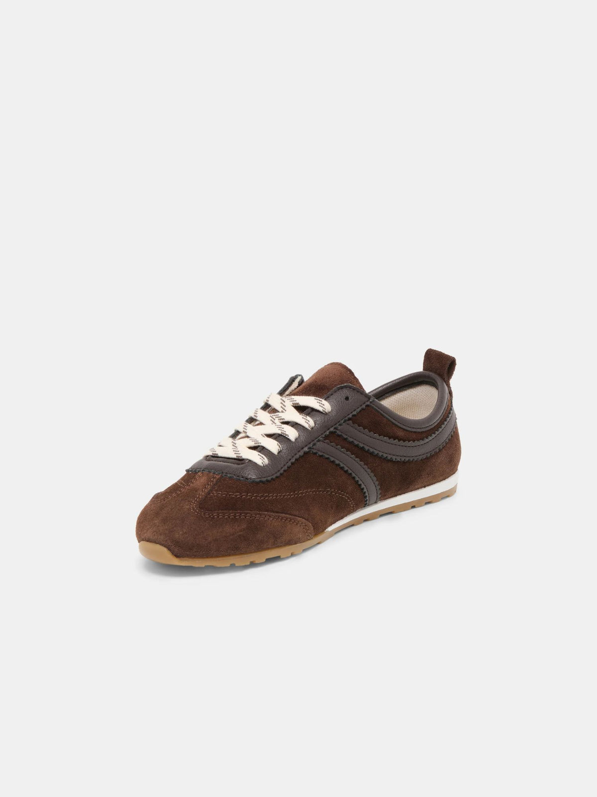 Dolce Vita Viper Suede Sneaker  dark brown 
