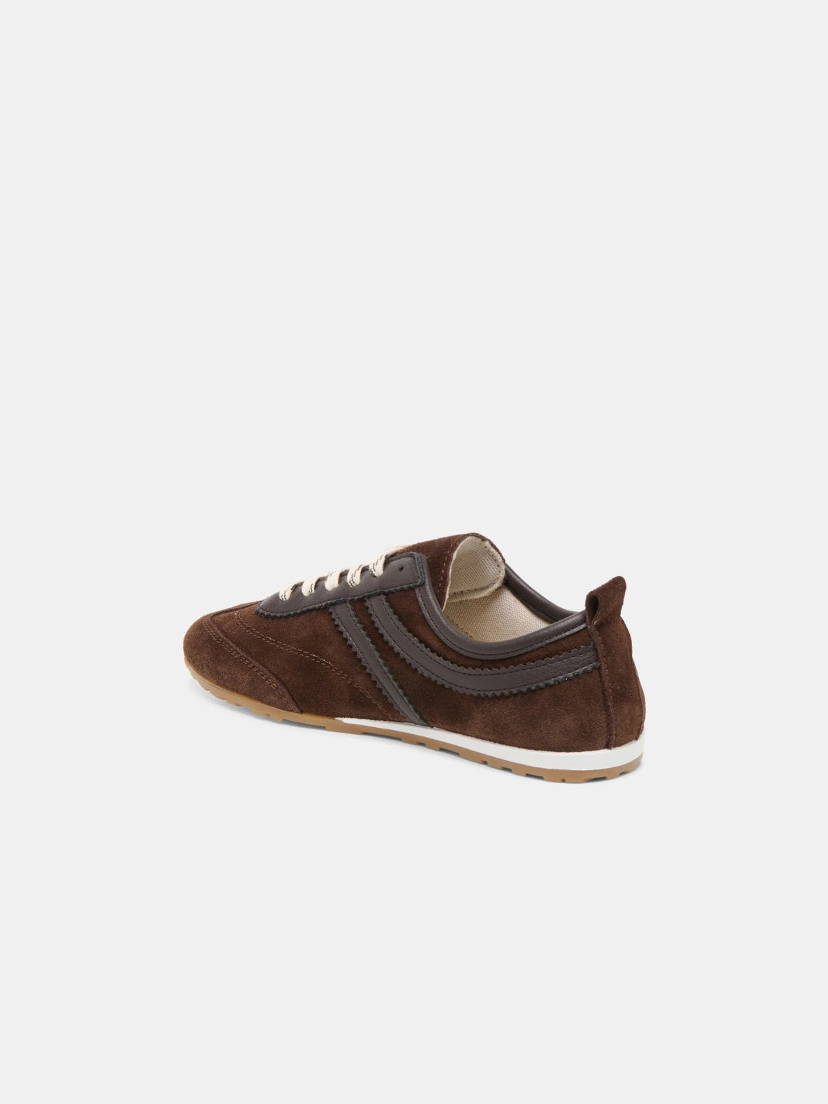 Dolce Vita Viper Suede Sneaker  dark brown 