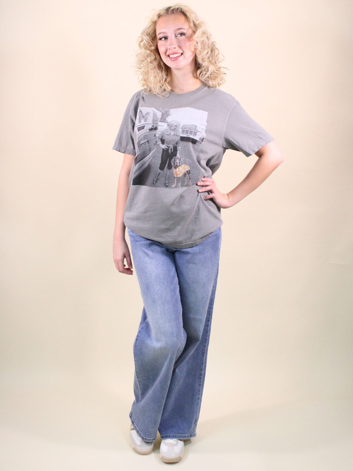 dolly parton smokey utk vols short sleeve tee comfort colors grey 
