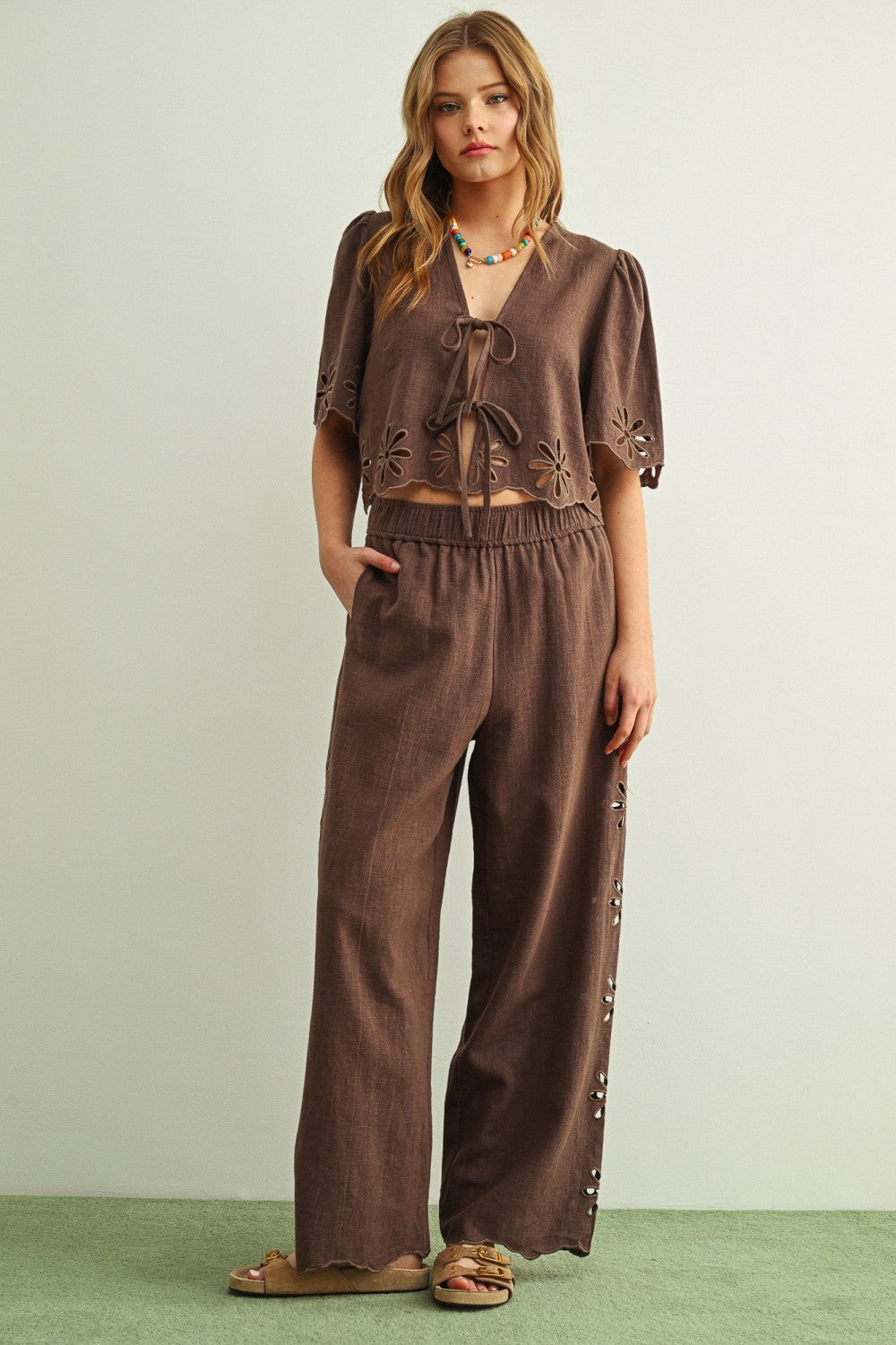 Embroidered Pants