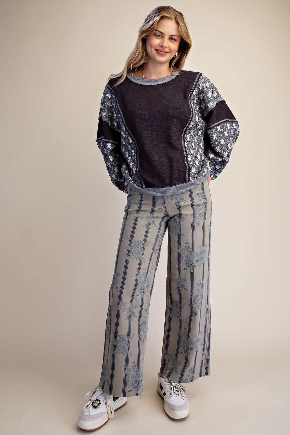 Harvest Stripe Wide Leg Pants