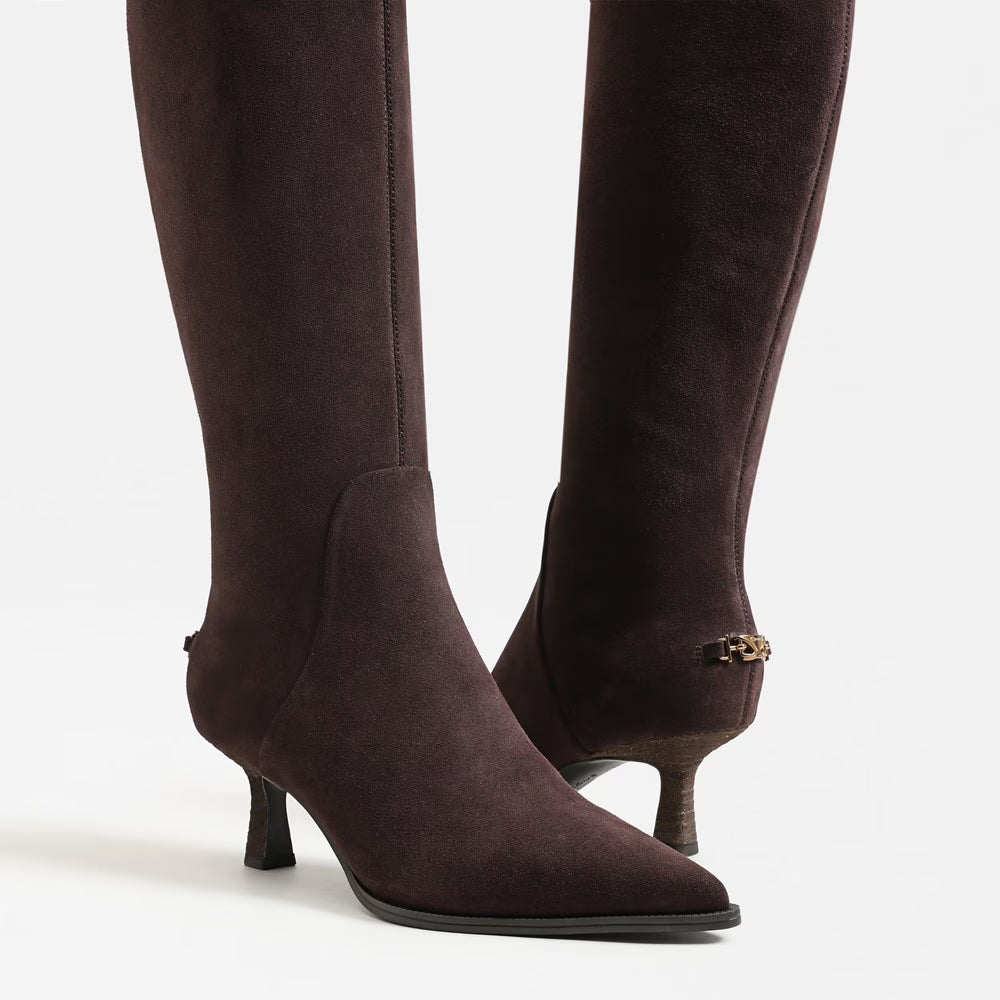 Circus NY by Sam Edelman Yulia Knee High Boot in chocolate suede