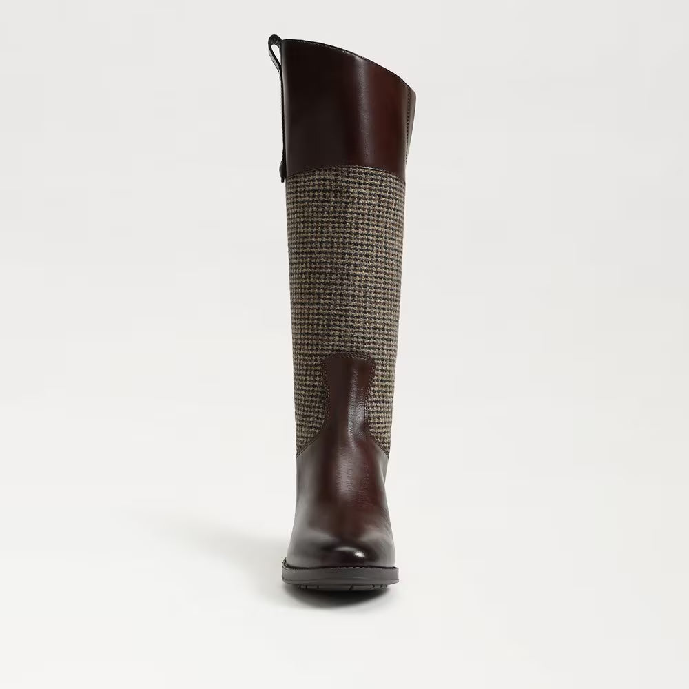 Sam Edelman Penny Leather Riding Boot in brown multi 