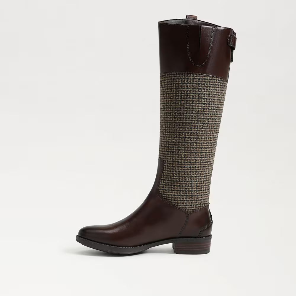 Sam Edelman Penny Leather Riding Boot in brown multi 
