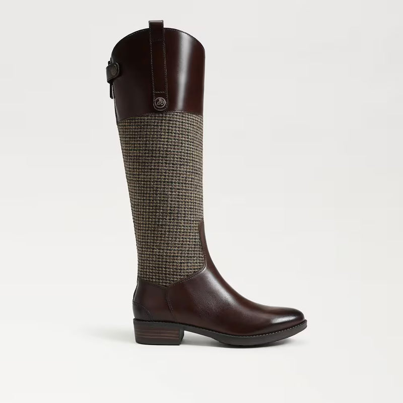 Sam Edelman Penny Leather Riding Boot in brown multi 