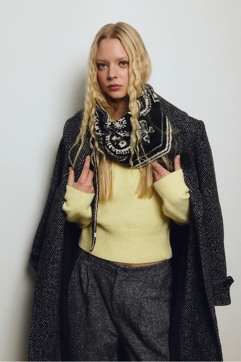 Molly Brakcen Bandana Knit Scarf