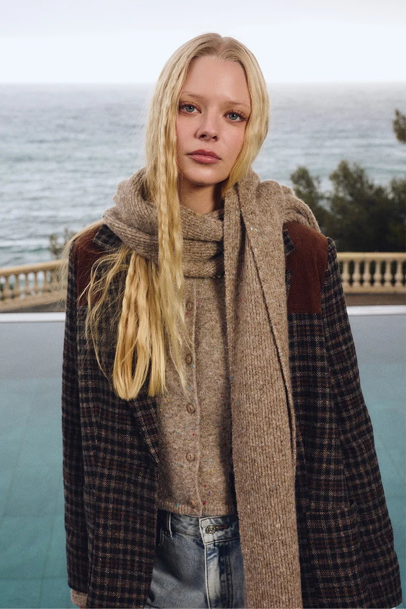 Sequin Knit Scarf