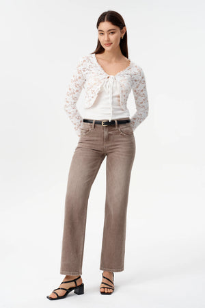 Briar Mid Rise Straight Leg Jean
