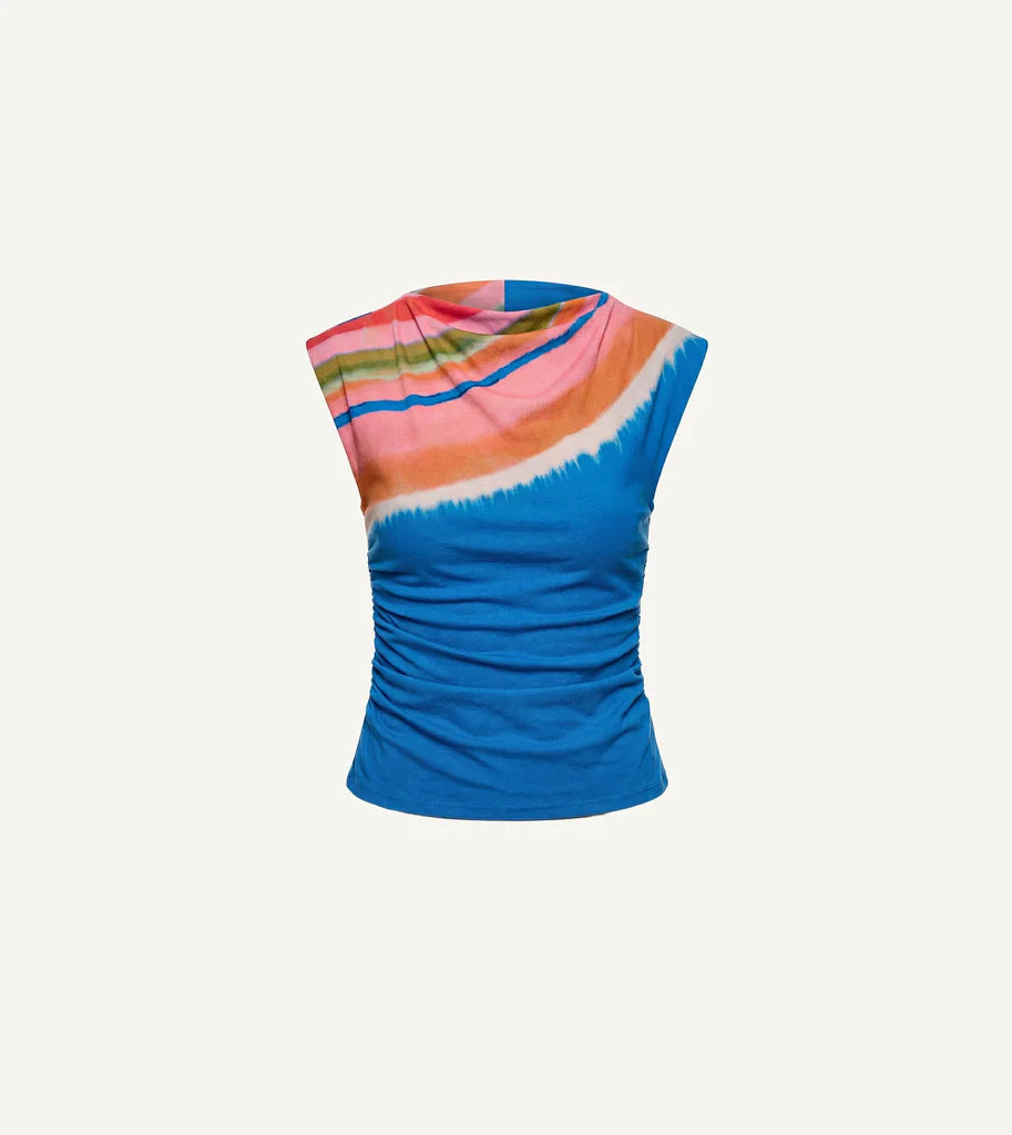 Cleobella Ellie Top  watercolor stripe