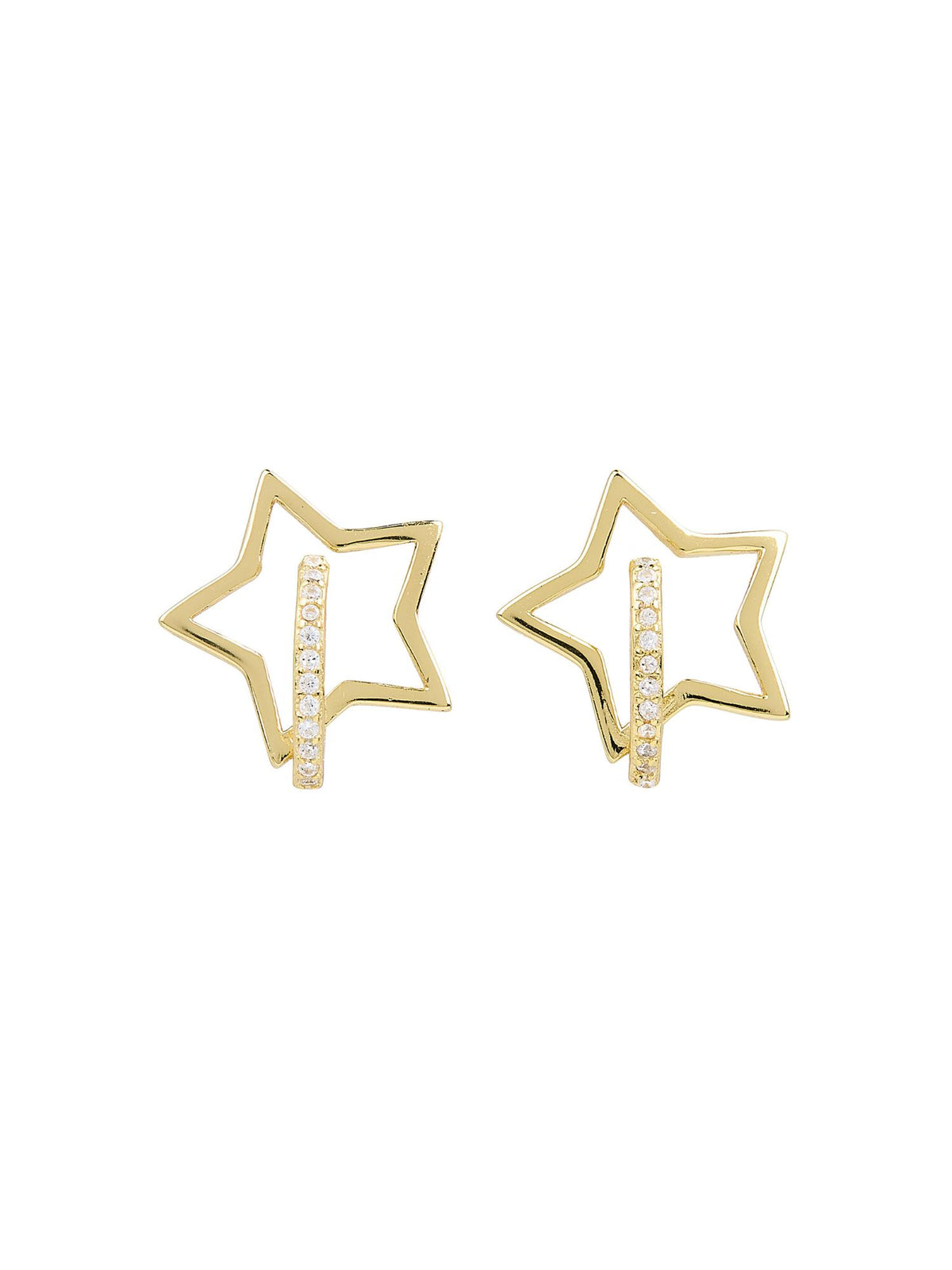 Open Star Studs