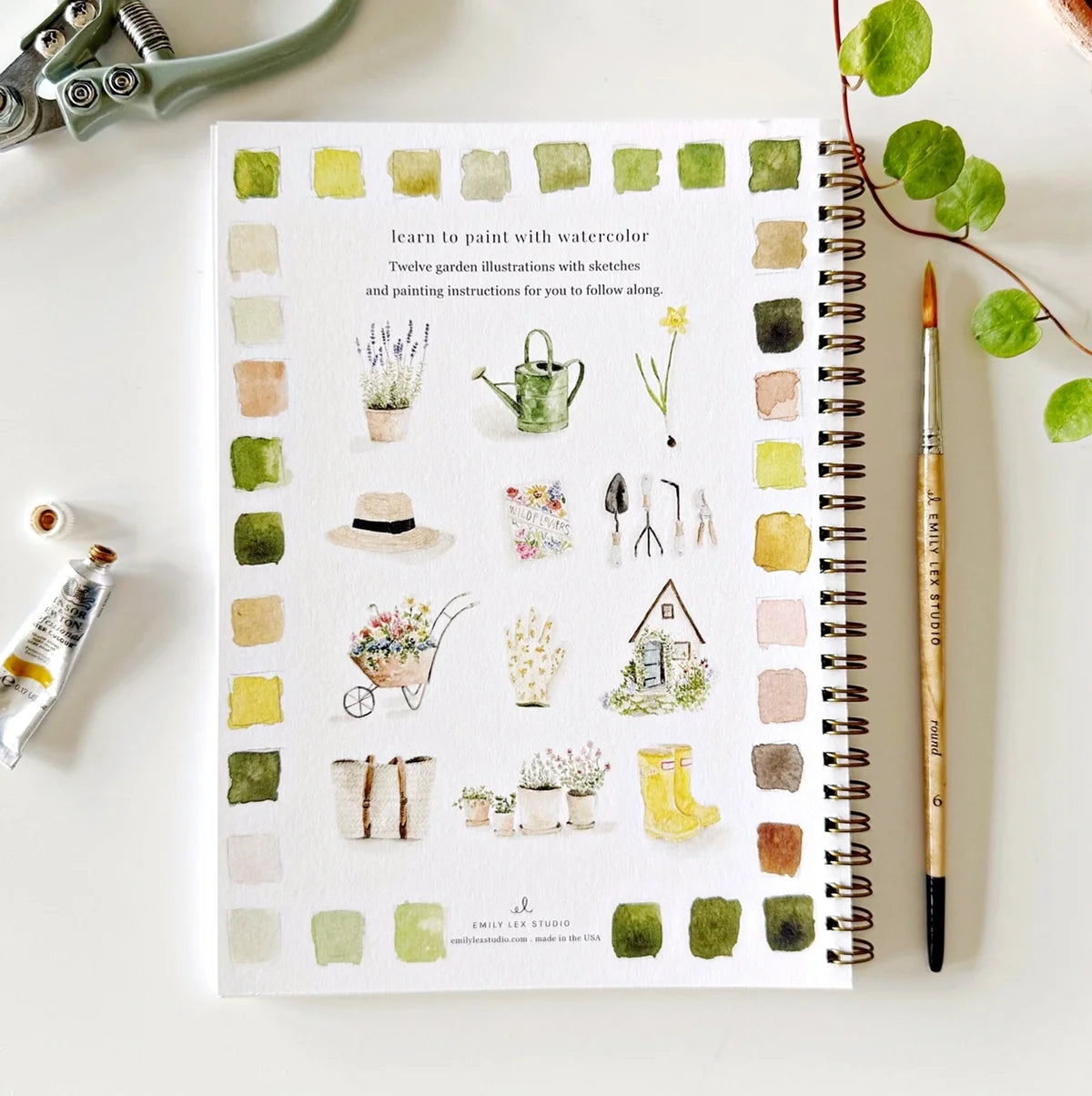Emily Lex Studio Garden Watercolor Workbook
