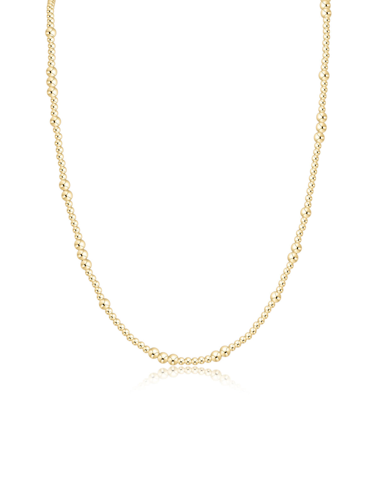 enewton 17" Hope Unwritten Gold 3mm Beaded Choker