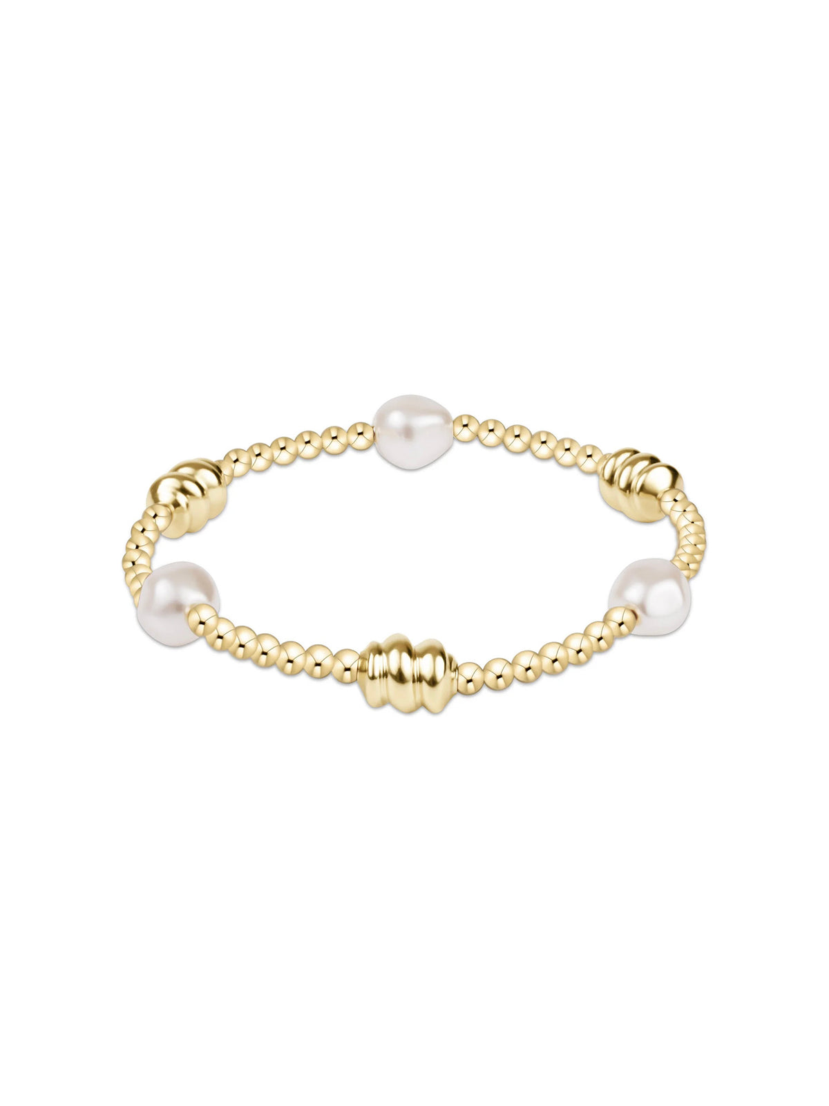 enewton Admire Gold & Admire Pearl 3mm Gold Bracelet