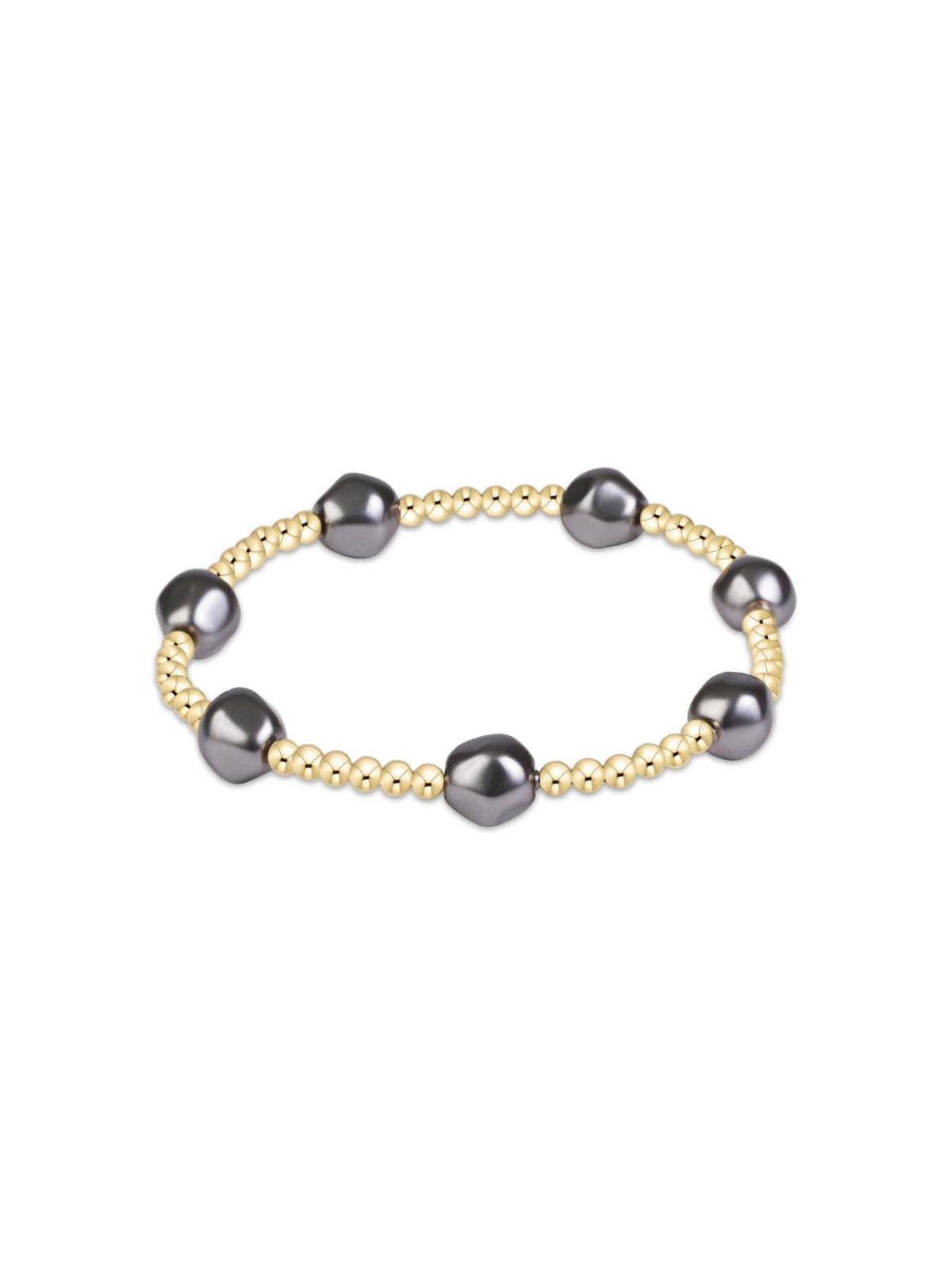 enewton Admire Pearl Dark Grey Bracelet: 3mm