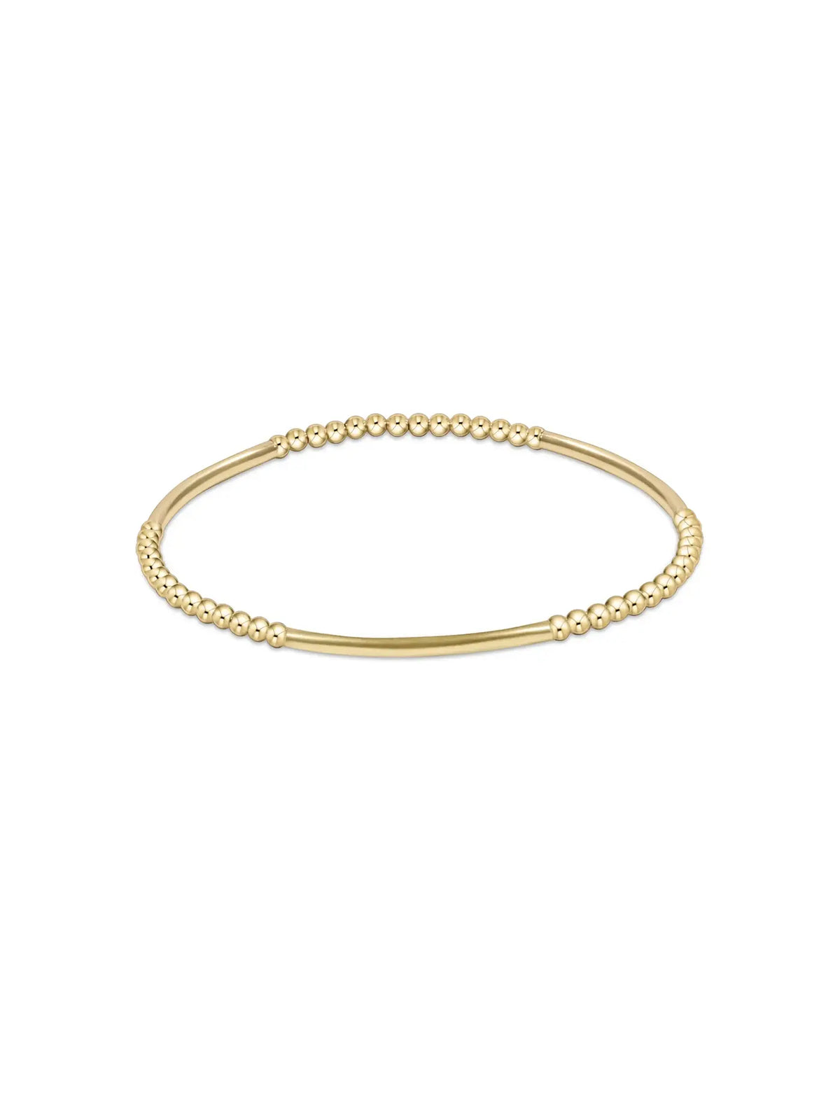 enewton Bliss Bar Pattern 2.5mm Gold Bead Bracelet 14k Gold-Filled