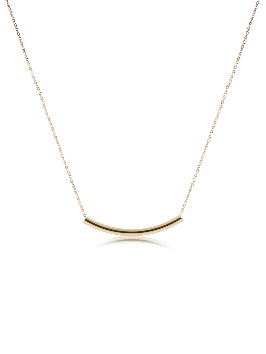enewton 16" Bliss Bar Smooth Gold Necklace